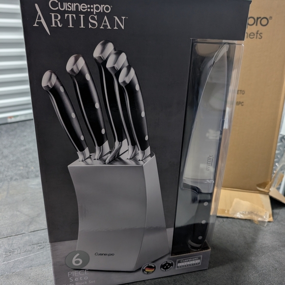 Artisan Cuisine Pro Knife Set - Black - Picture 2 of 4